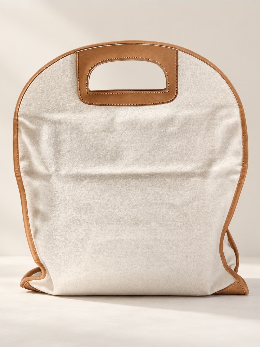 Richmark Cream Canvas Cutout Handle Tote — Made in America